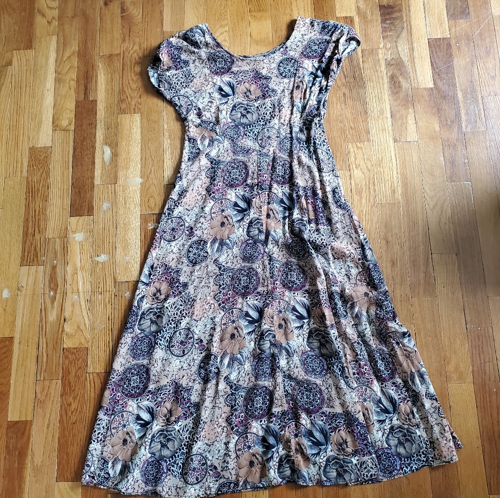 All That Jazz Patterned Maxi Dress